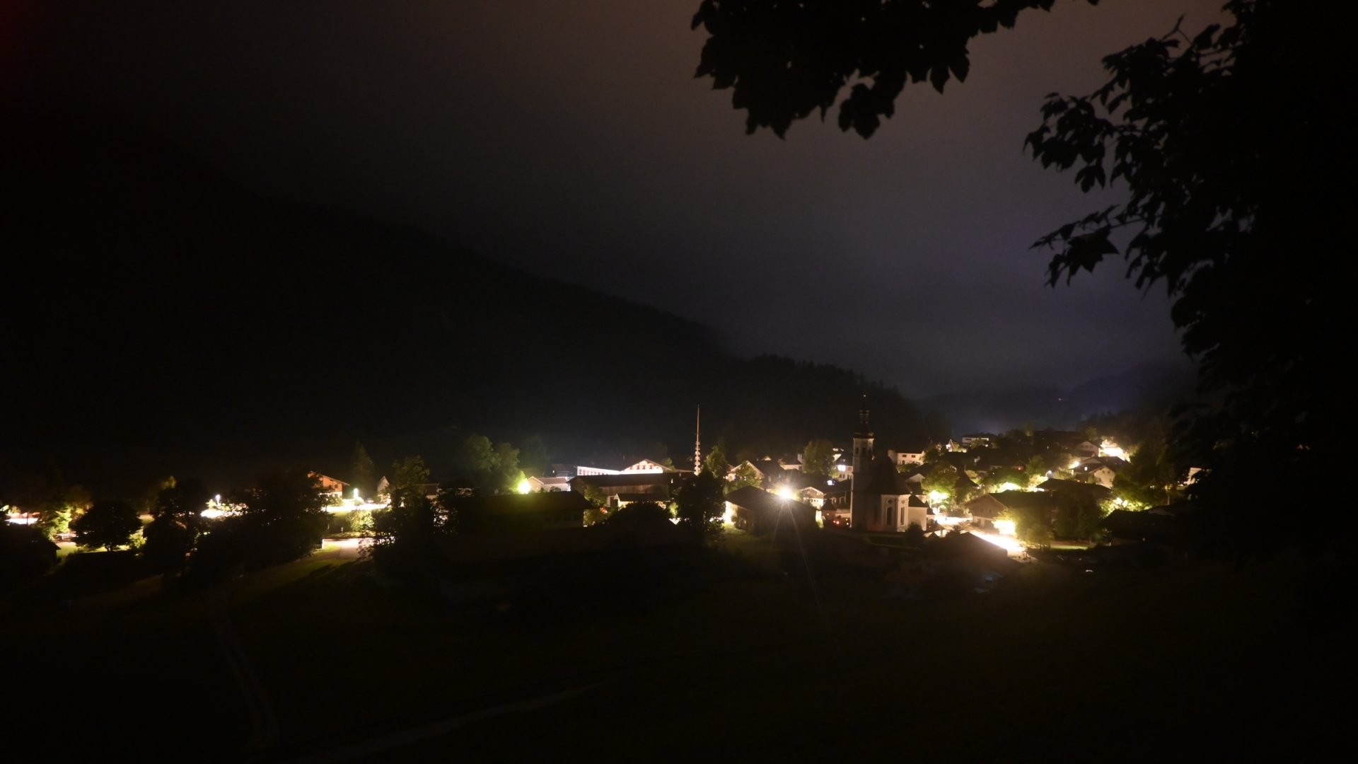 Archiv Foto Webcam Sachrang-Blick über Bergsteigerdorf