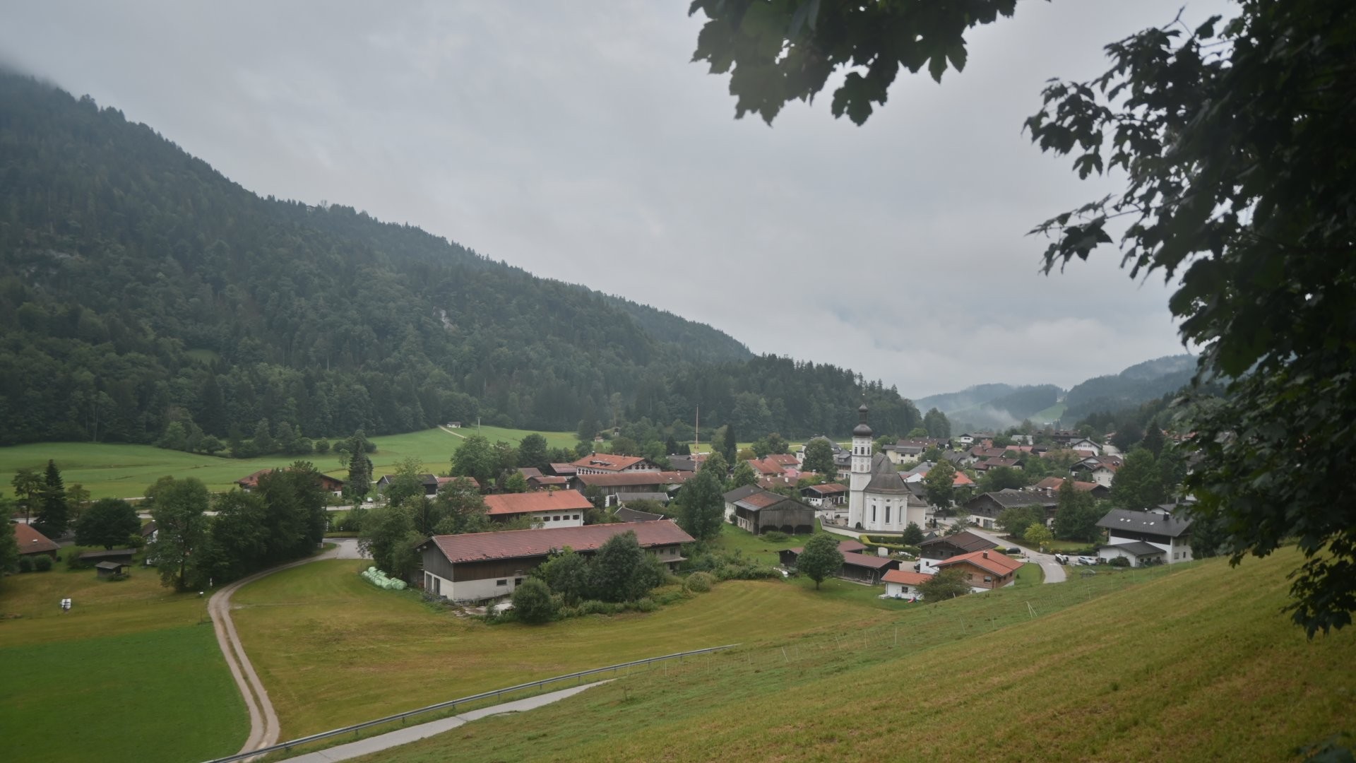 Archiv Foto Webcam Sachrang-Blick über Bergsteigerdorf