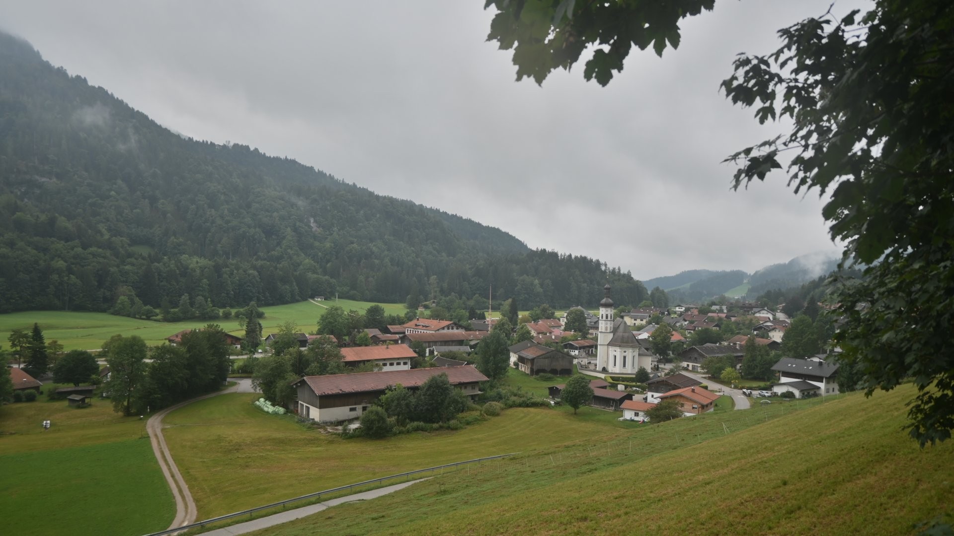Archiv Foto Webcam Sachrang-Blick über Bergsteigerdorf