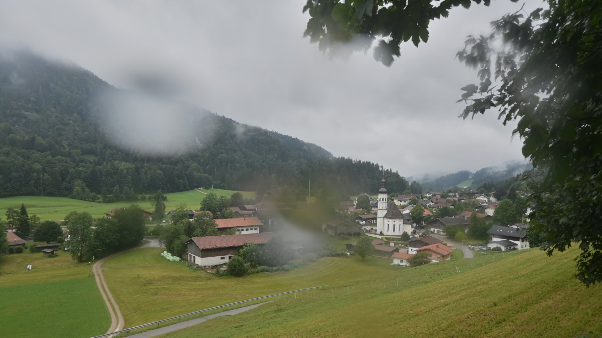 Archiv Foto Webcam Sachrang-Blick über Bergsteigerdorf