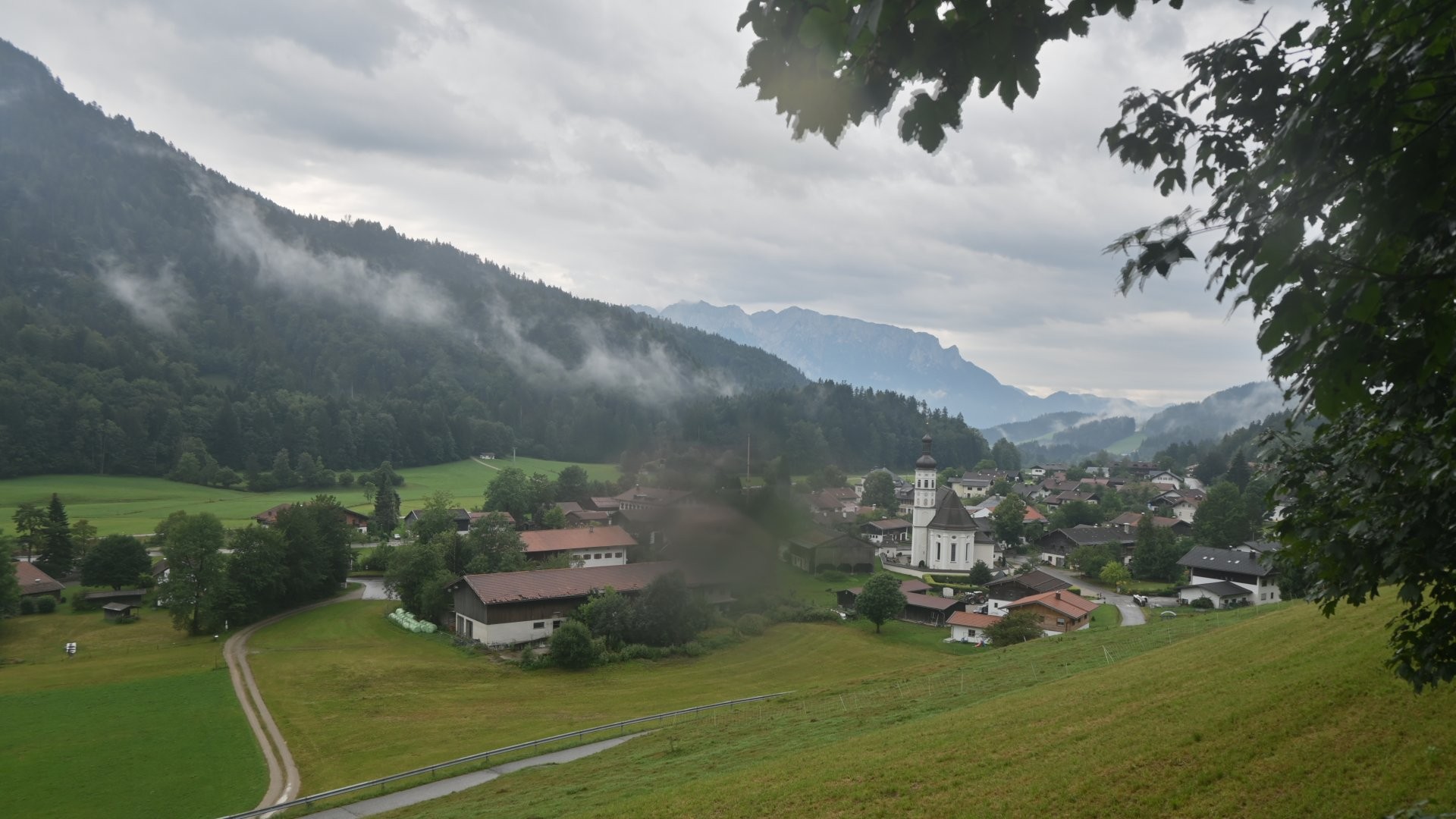 Archiv Foto Webcam Sachrang-Blick über Bergsteigerdorf