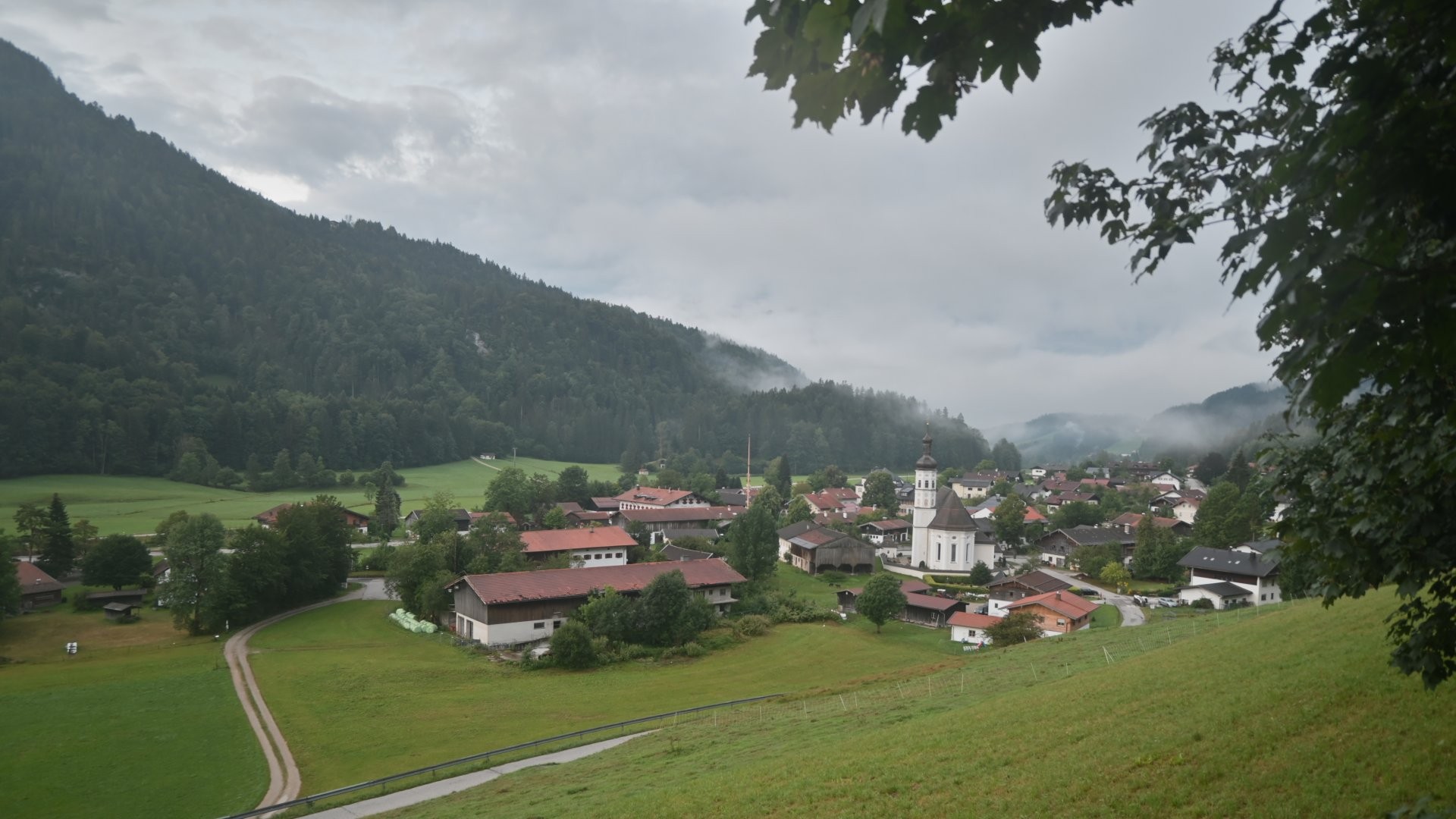Archiv Foto Webcam Sachrang-Blick über Bergsteigerdorf