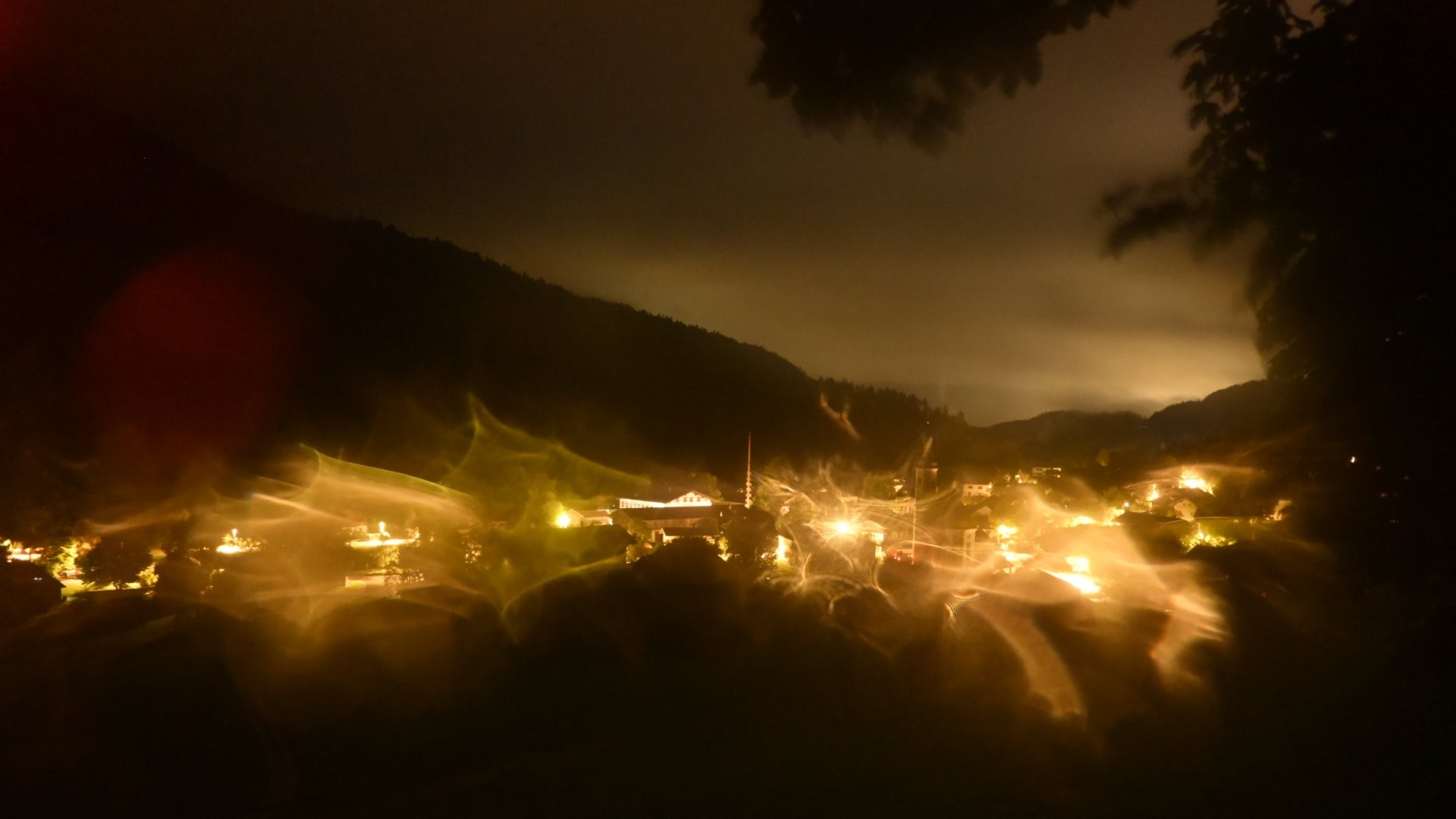 Archiv Foto Webcam Sachrang-Blick über Bergsteigerdorf