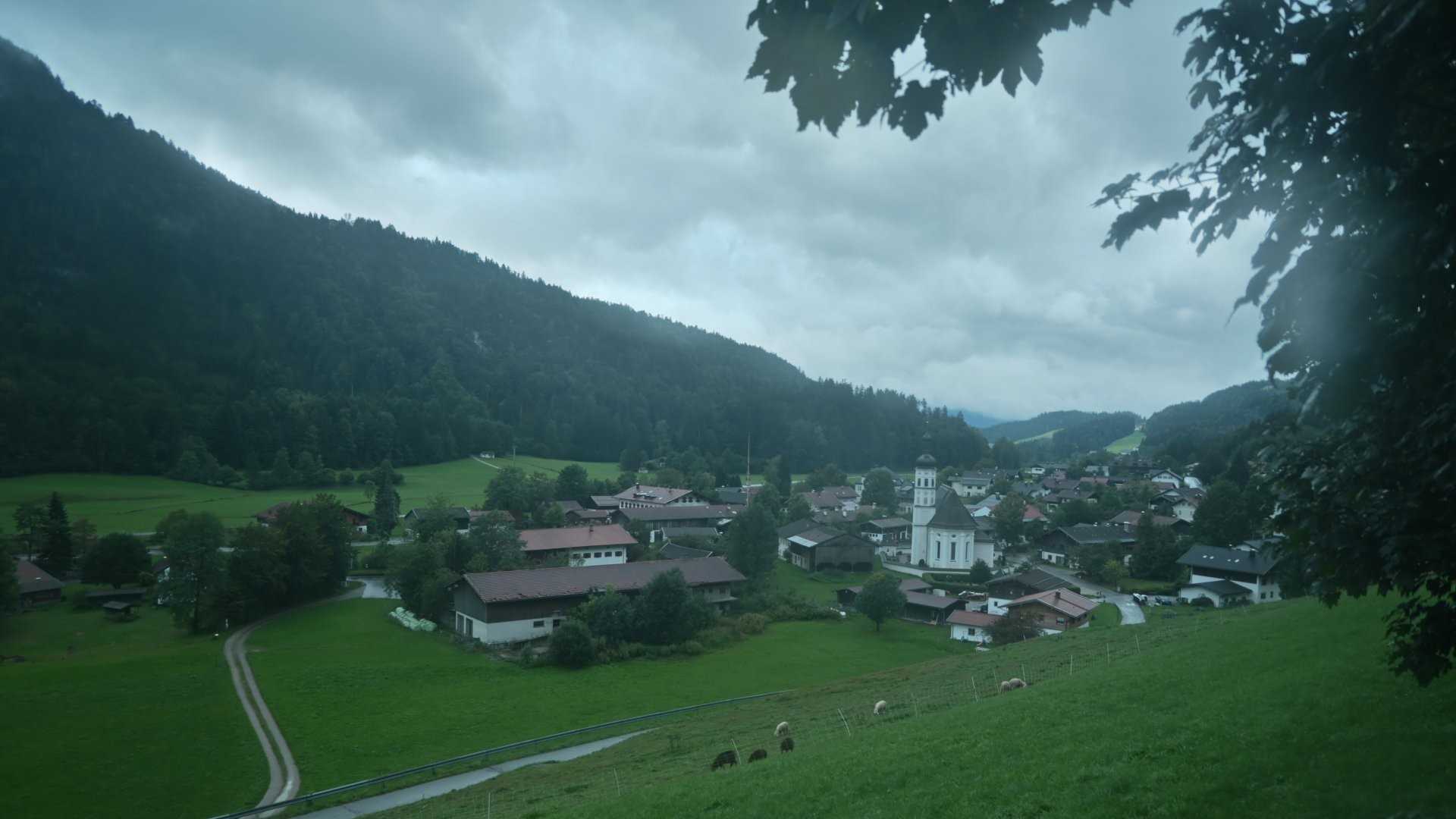 Archiv Foto Webcam Sachrang-Blick über Bergsteigerdorf
