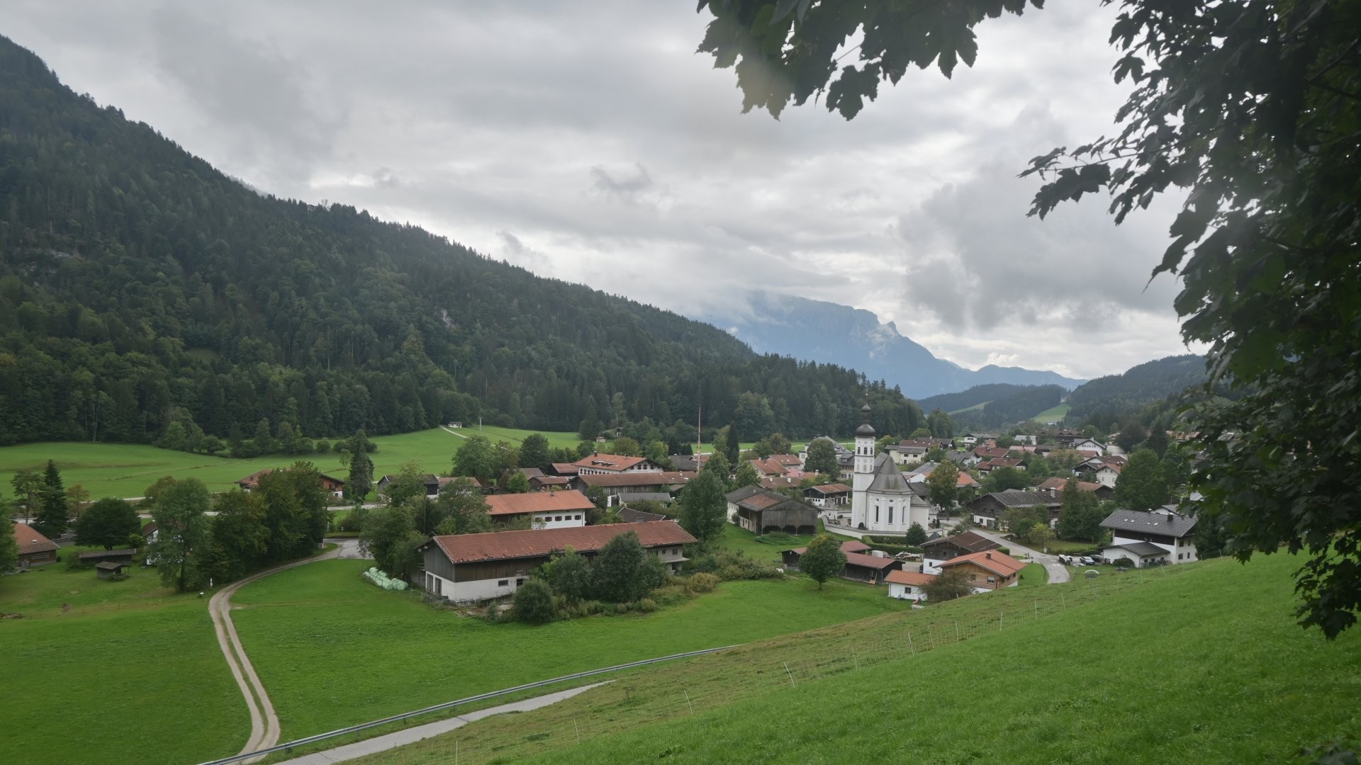Archiv Foto Webcam Sachrang-Blick über Bergsteigerdorf