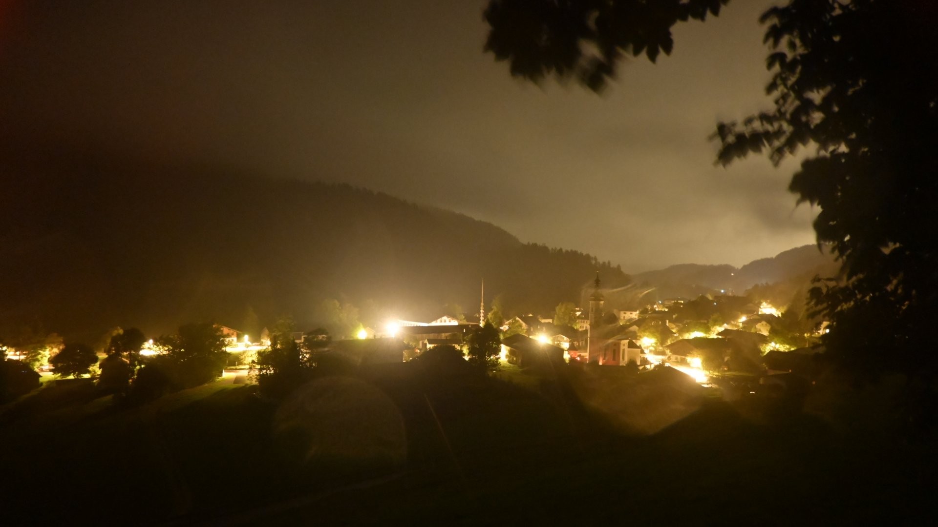 Archiv Foto Webcam Sachrang-Blick über Bergsteigerdorf
