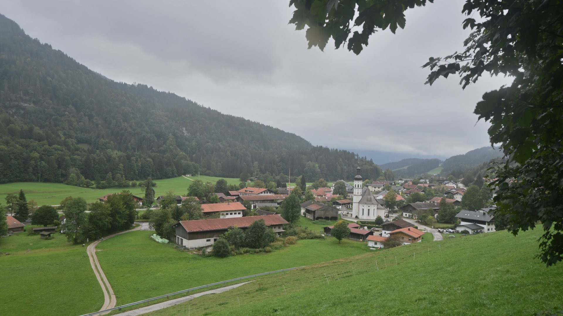Archiv Foto Webcam Sachrang-Blick über Bergsteigerdorf