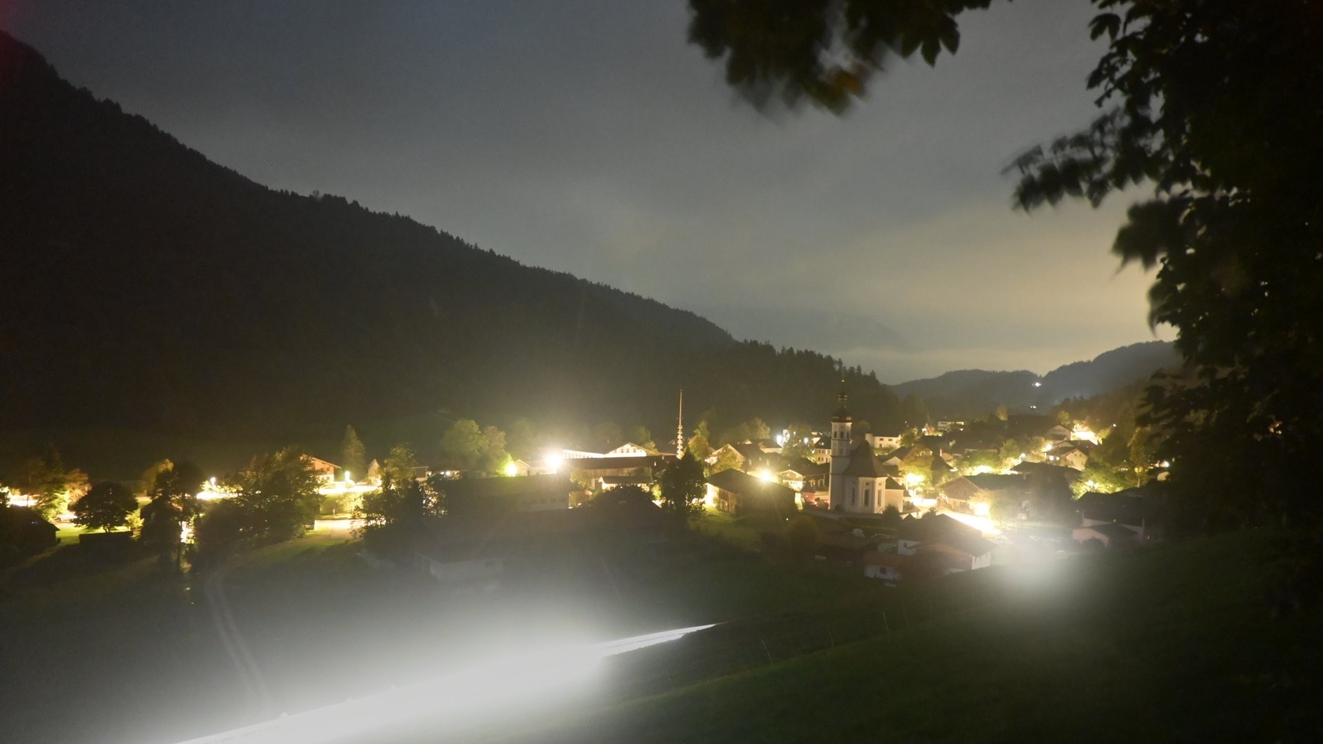 Archiv Foto Webcam Sachrang-Blick über Bergsteigerdorf