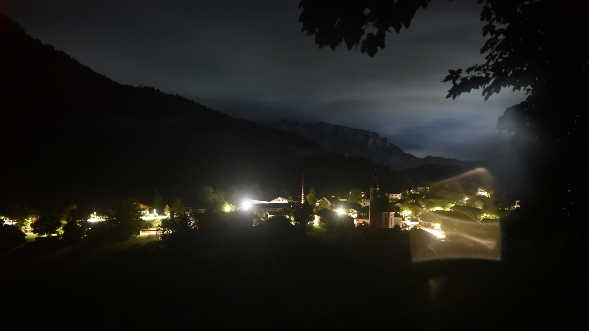 Archiv Foto Webcam Sachrang-Blick über Bergsteigerdorf