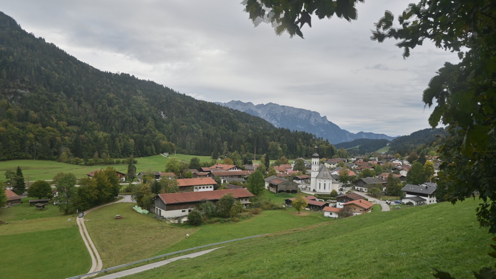 Archiv Foto Webcam Sachrang-Blick über Bergsteigerdorf