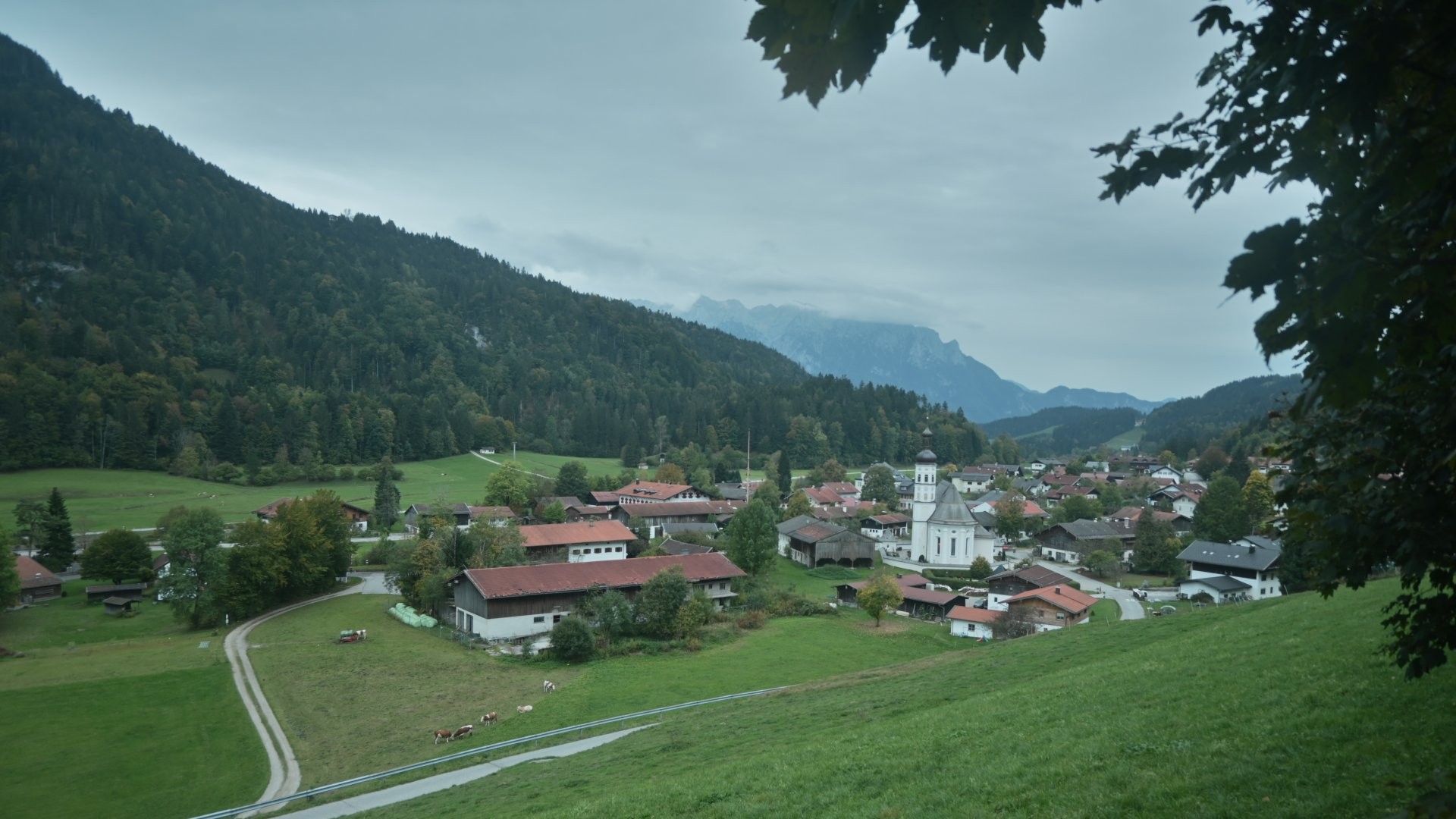 Archiv Foto Webcam Sachrang-Blick über Bergsteigerdorf