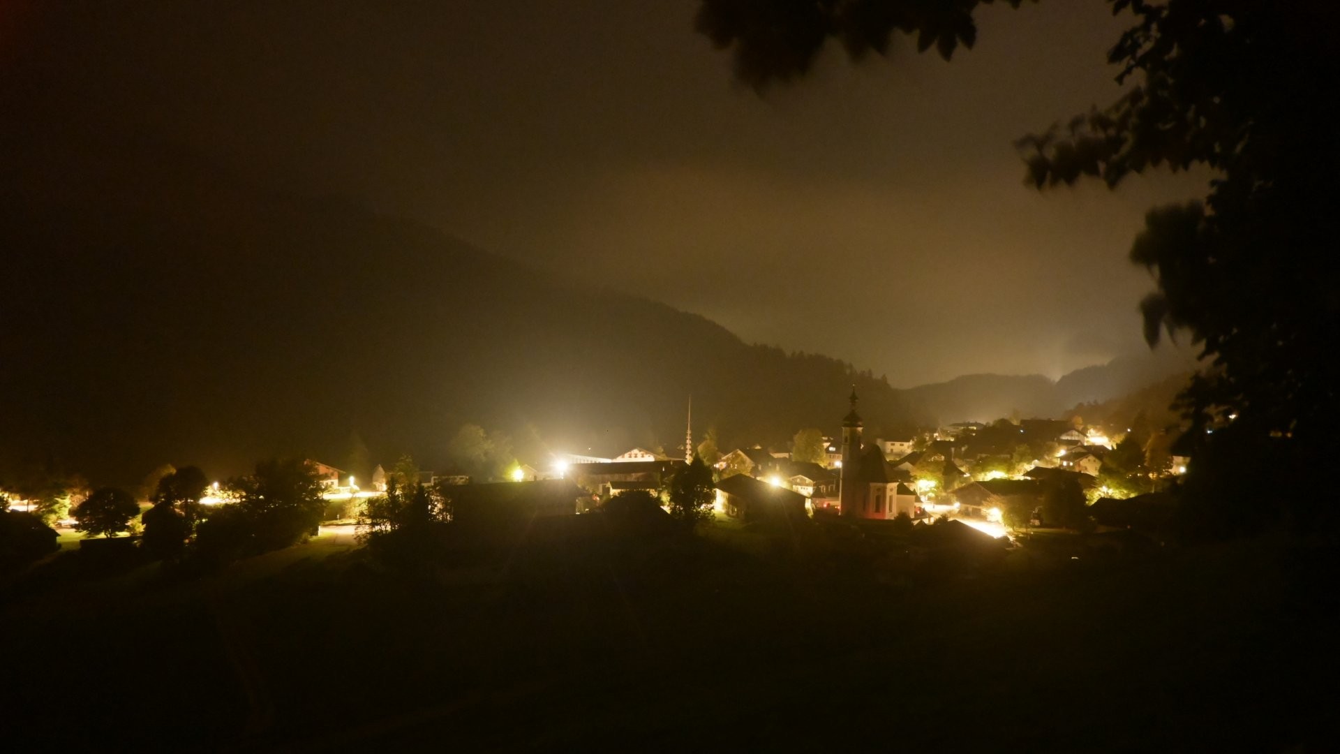 Archiv Foto Webcam Sachrang-Blick über Bergsteigerdorf