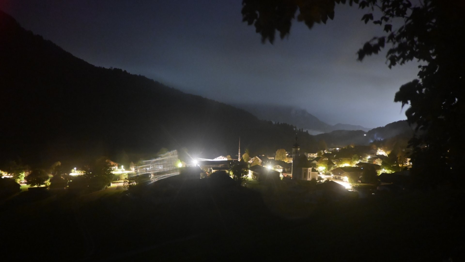 Archiv Foto Webcam Sachrang-Blick über Bergsteigerdorf