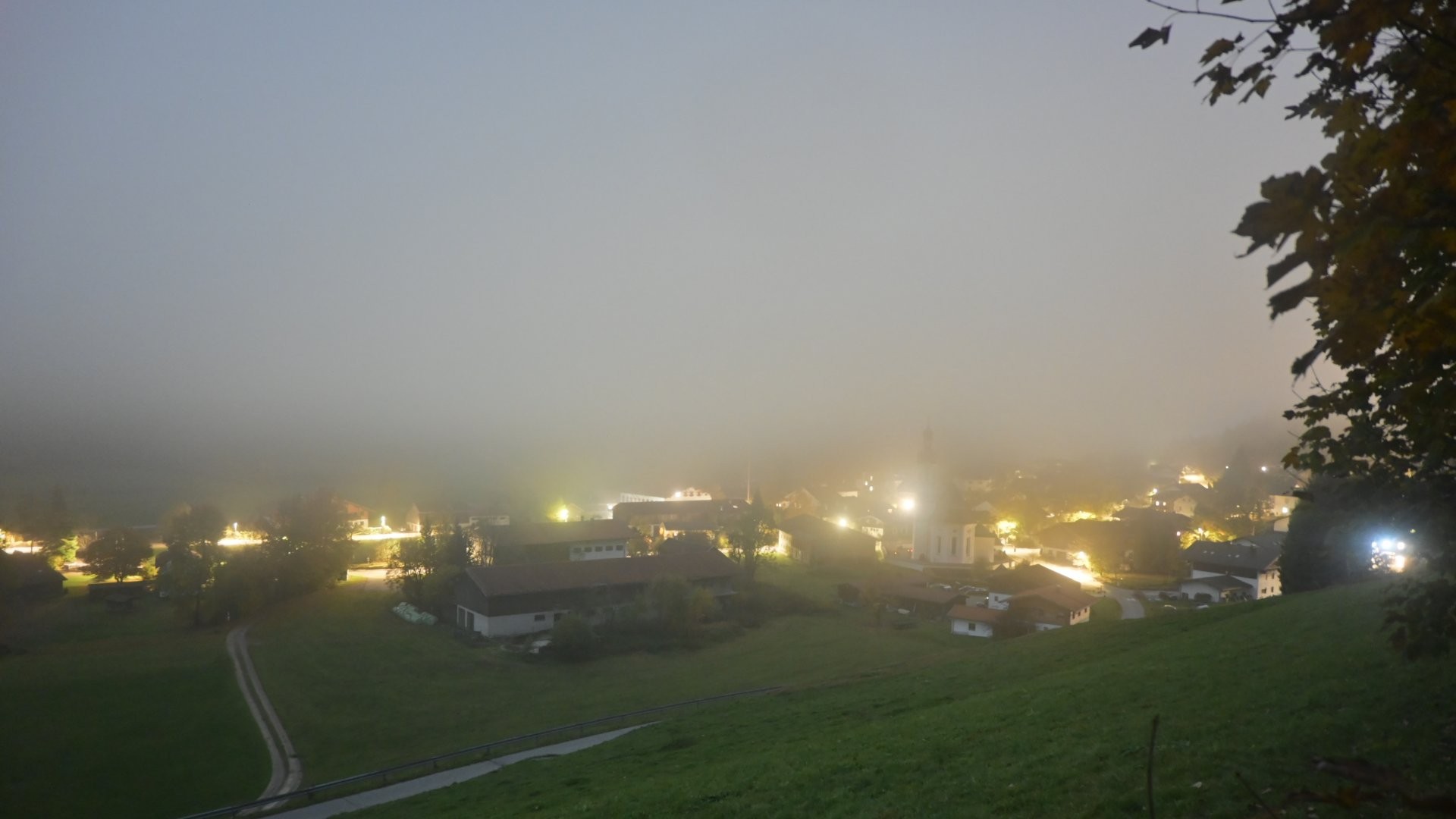 Archiv Foto Webcam Sachrang-Blick über Bergsteigerdorf