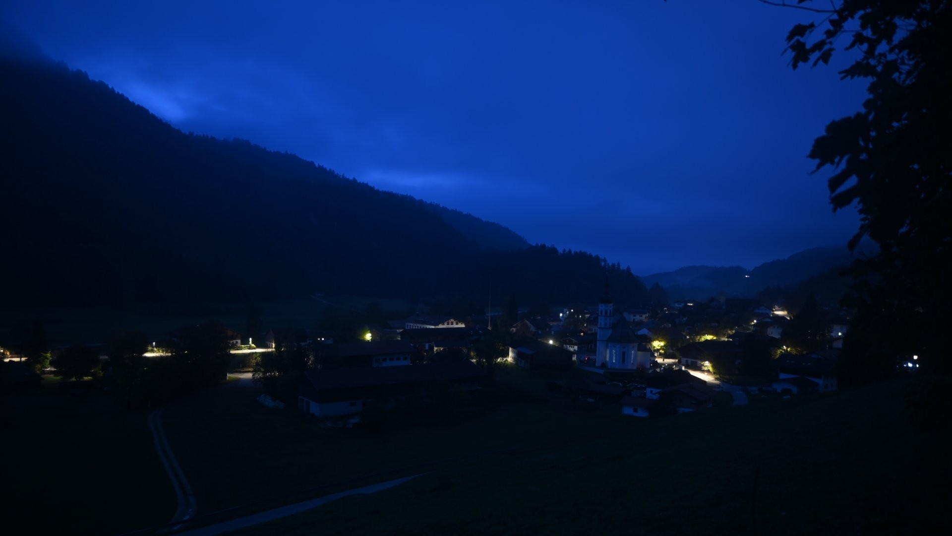 Archiv Foto Webcam Sachrang-Blick über Bergsteigerdorf