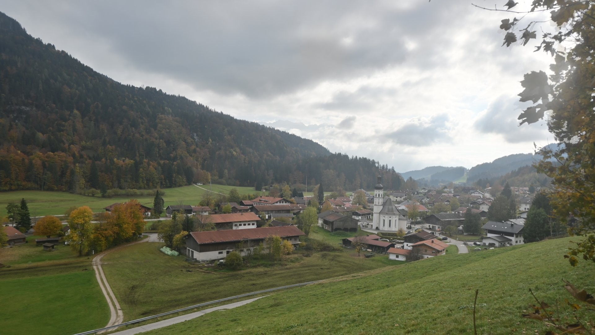 Archiv Foto Webcam Sachrang-Blick über Bergsteigerdorf