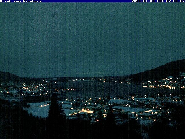 Archiv Foto Webcam Blick vom Schloss Ringberg auf den Tegernsee