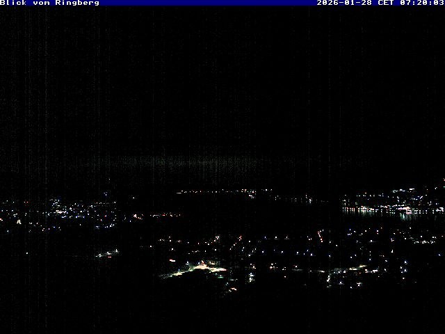 Archiv Foto Webcam Blick vom Schloss Ringberg auf den Tegernsee