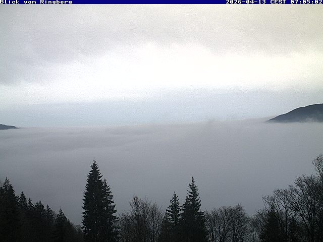 Archiv Foto Webcam Blick vom Schloss Ringberg auf den Tegernsee