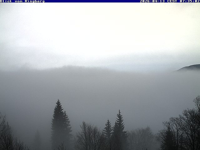 Archiv Foto Webcam Blick vom Schloss Ringberg auf den Tegernsee