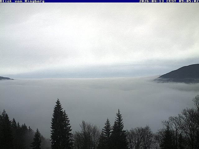 Archiv Foto Webcam Blick vom Schloss Ringberg auf den Tegernsee