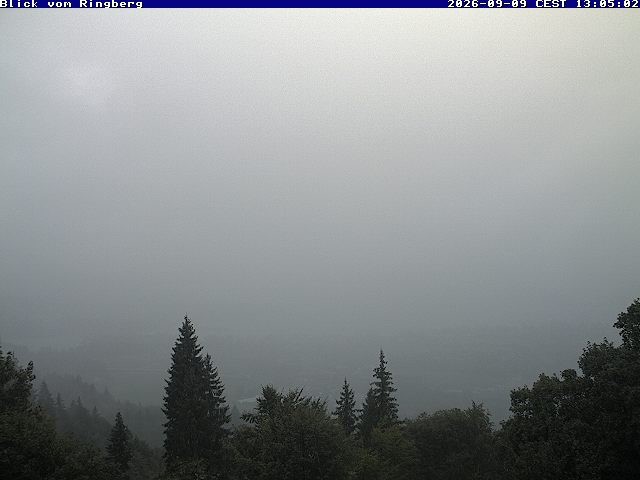 Archiv Foto Webcam Blick vom Schloss Ringberg auf den Tegernsee
