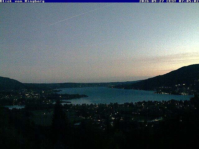 Archiv Foto Webcam Blick vom Schloss Ringberg auf den Tegernsee