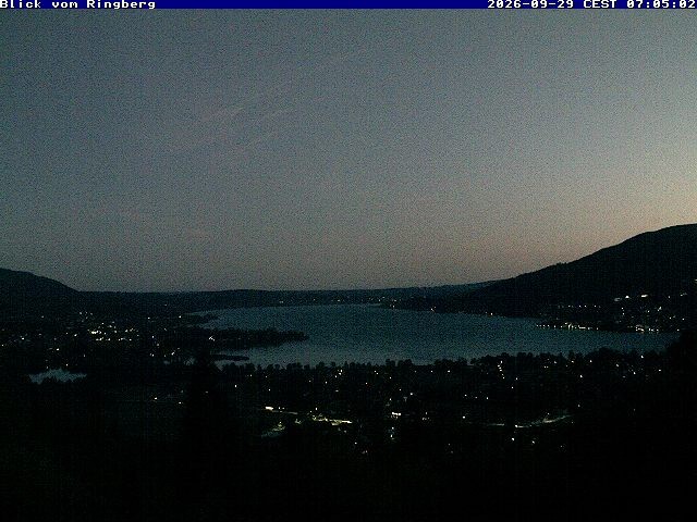 Archiv Foto Webcam Blick vom Schloss Ringberg auf den Tegernsee