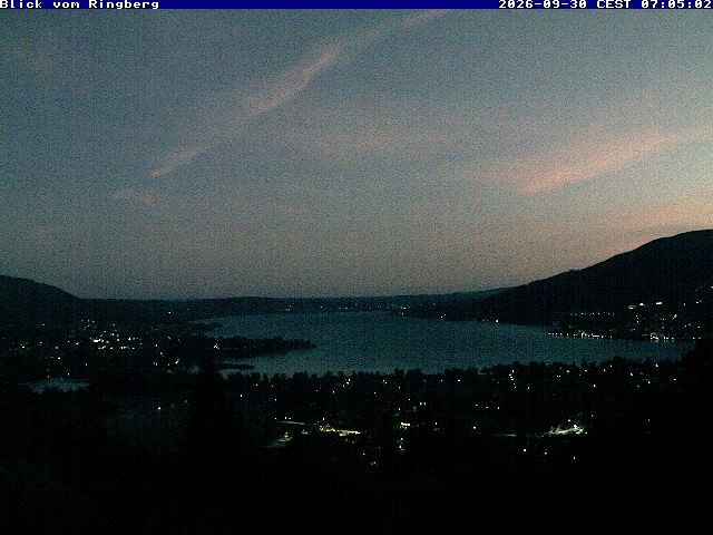 Archiv Foto Webcam Blick vom Schloss Ringberg auf den Tegernsee