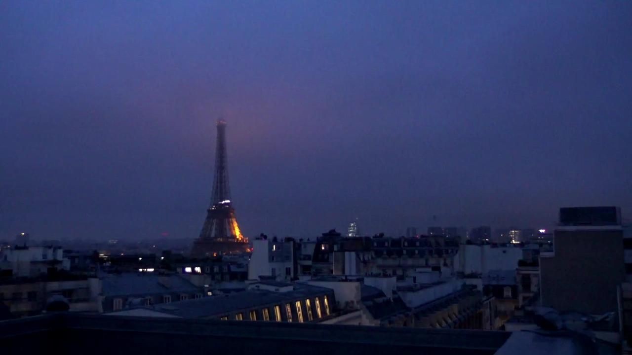 Archived image Webcam Panoramic View Paris - Eiffel Tower