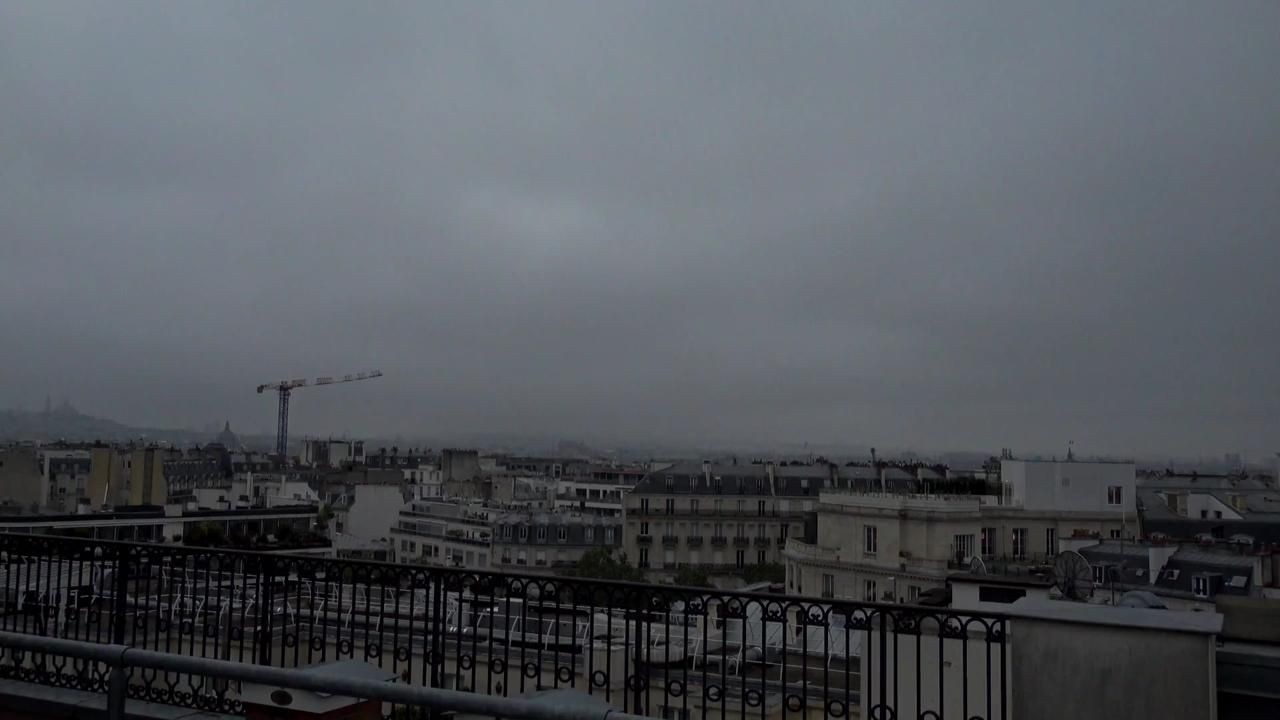 Archived image Webcam Panoramic View Paris - Eiffel Tower