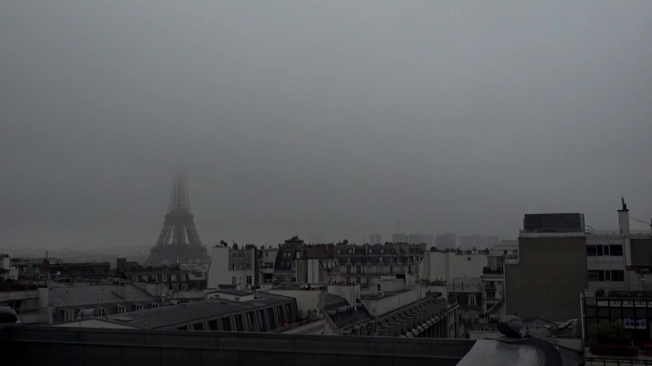 Archived image Webcam Panoramic View Paris - Eiffel Tower