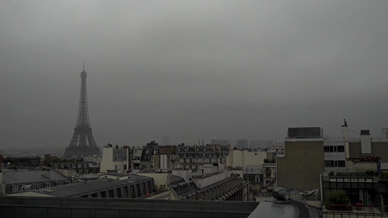 Archived image Webcam Panoramic View Paris - Eiffel Tower