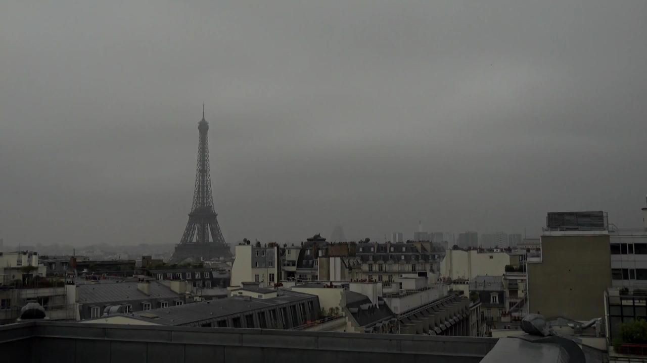 Archived image Webcam Panoramic View Paris - Eiffel Tower