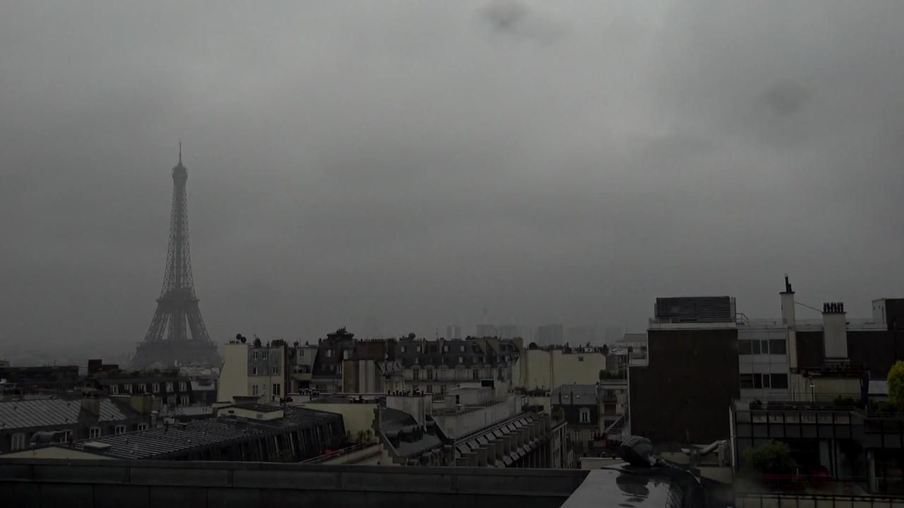 Archived image Webcam Panoramic View Paris - Eiffel Tower