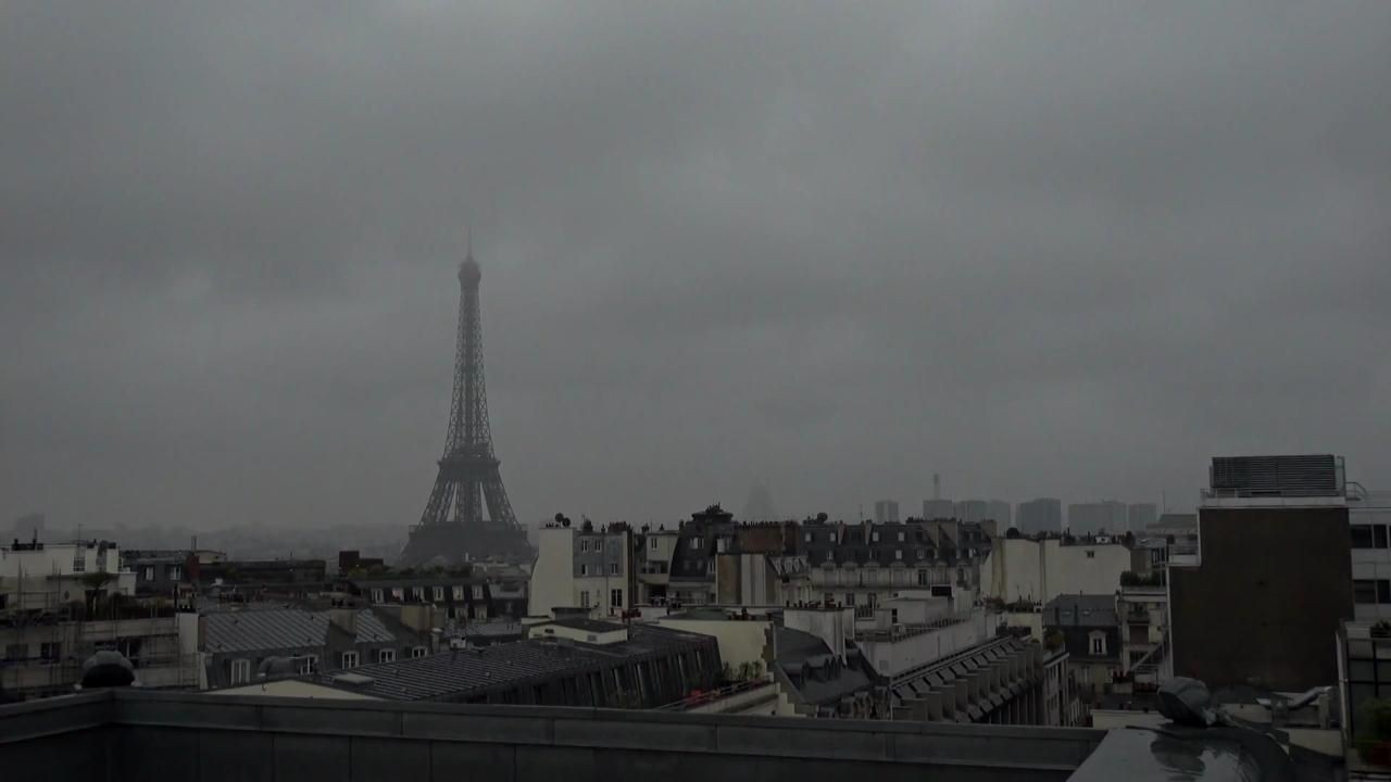 Archived image Webcam Panoramic View Paris - Eiffel Tower