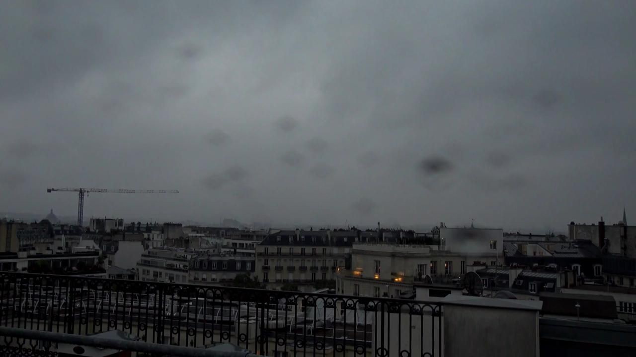 Archived image Webcam Panoramic View Paris - Eiffel Tower