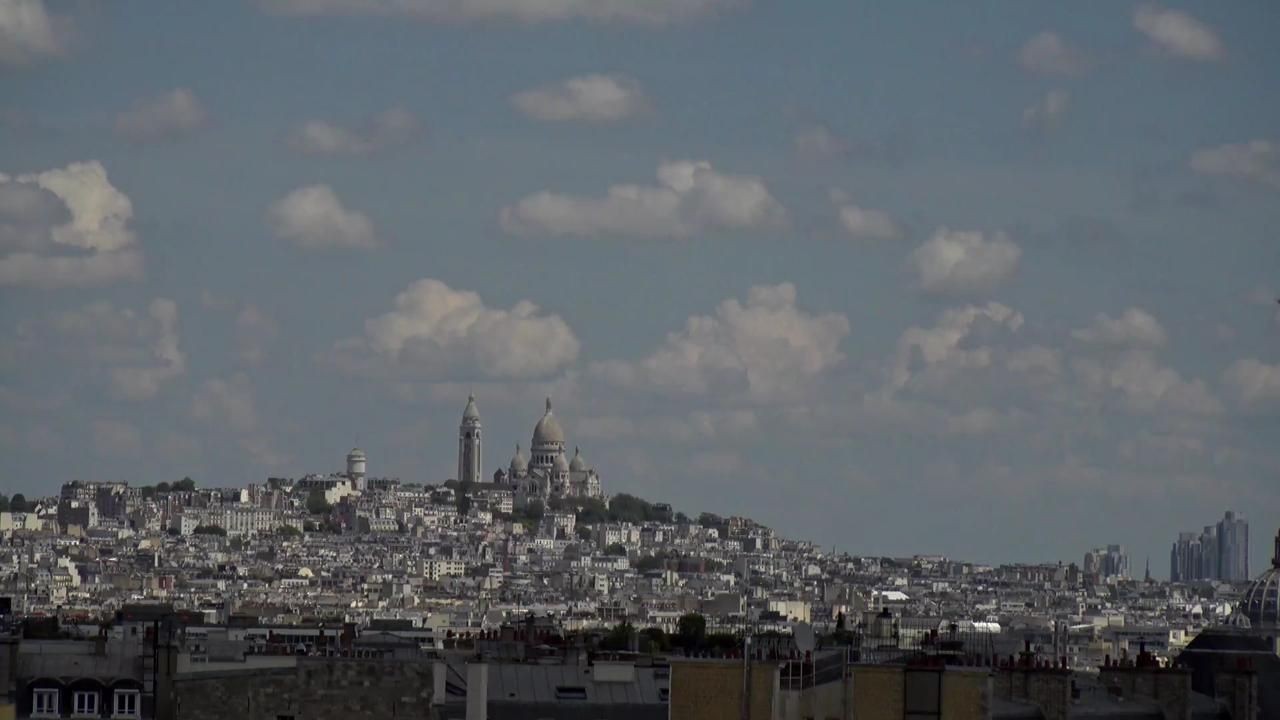 Archiv Foto Webcam Panorama Paris: Blick auf den Eiffelturm