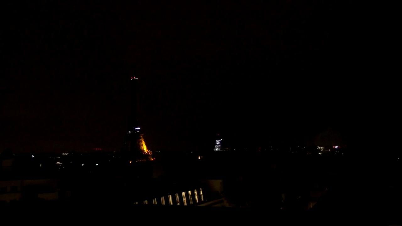 Archived image Webcam Panoramic View Paris - Eiffel Tower
