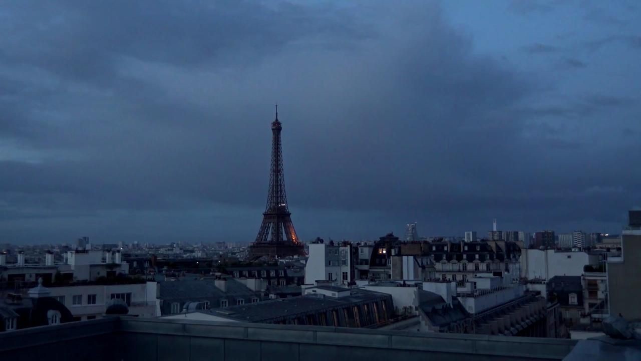 Archived image Webcam Panoramic View Paris - Eiffel Tower