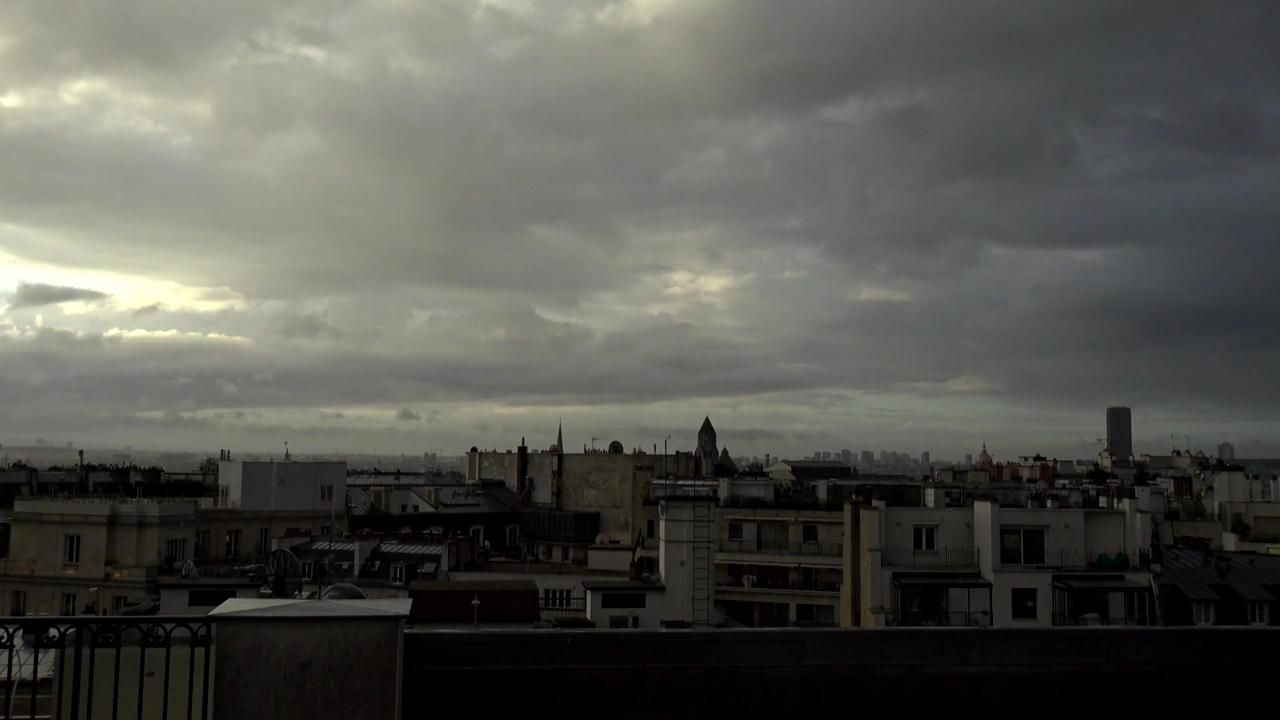 Archived image Webcam Panoramic View Paris - Eiffel Tower