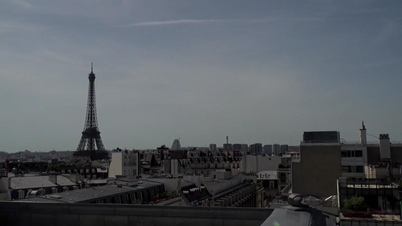 Archived image Webcam Panoramic View Paris - Eiffel Tower