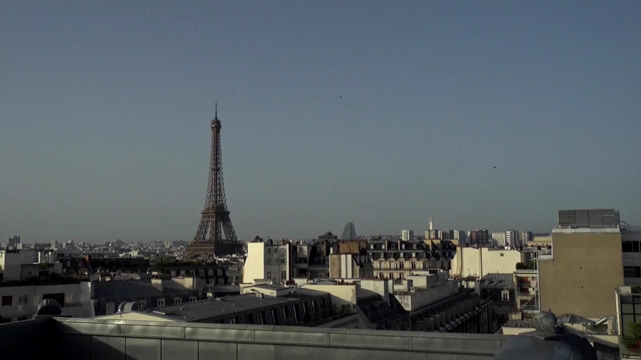 Archived image Webcam Panoramic View Paris - Eiffel Tower
