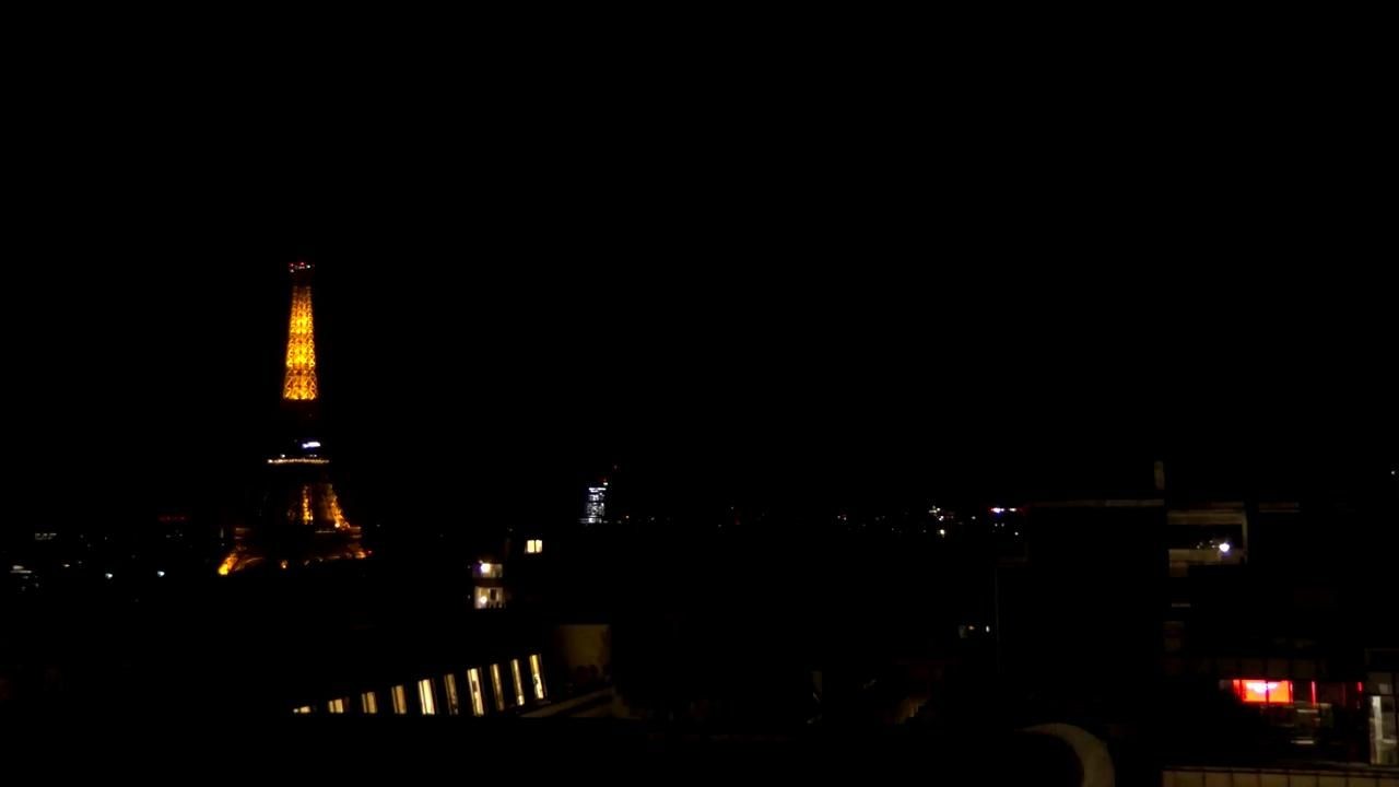 Archiv Foto Webcam Panorama Paris: Blick auf den Eiffelturm