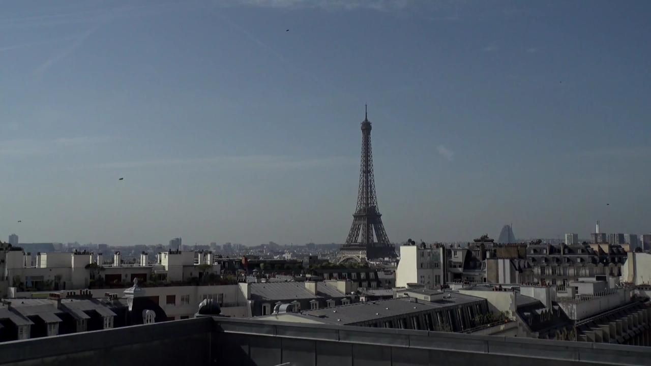 Archived image Webcam Panoramic View Paris - Eiffel Tower