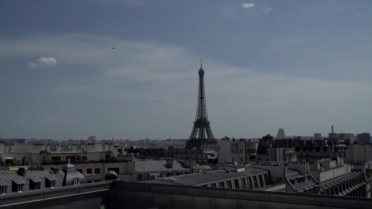 Archived image Webcam Panoramic View Paris - Eiffel Tower