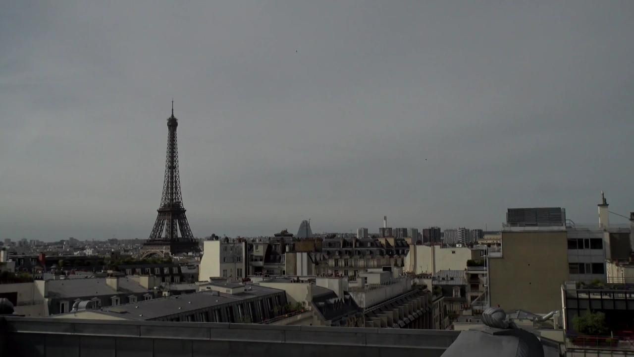 Archived image Webcam Panoramic View Paris - Eiffel Tower