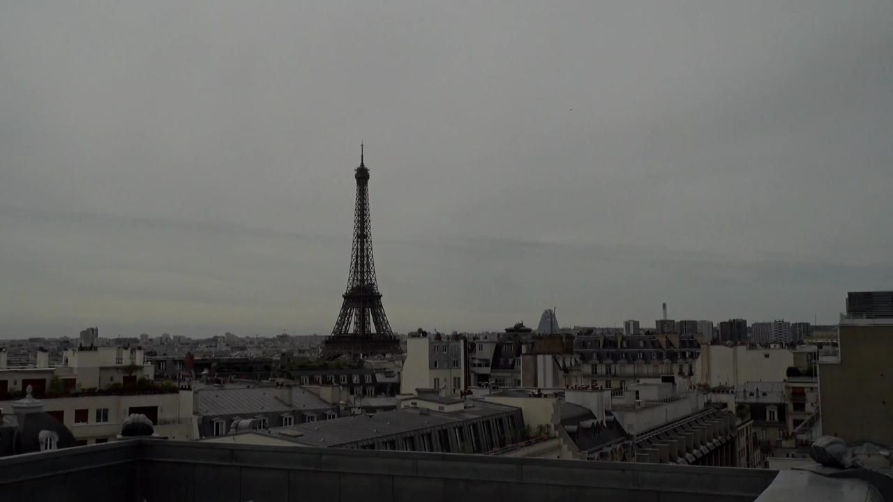 Archived image Webcam Panoramic View Paris - Eiffel Tower