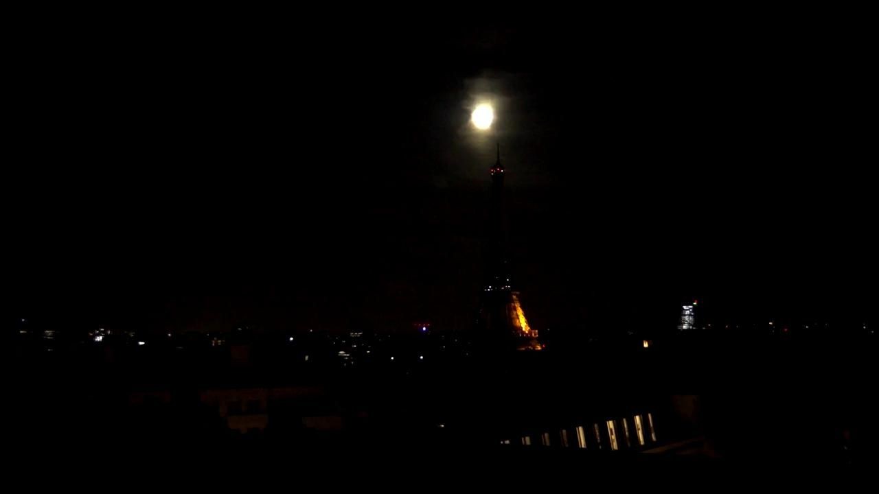 Archived image Webcam Panoramic View Paris - Eiffel Tower