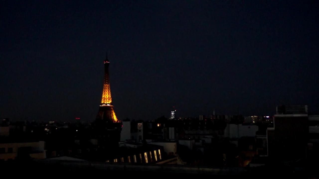 Archived image Webcam Panoramic View Paris - Eiffel Tower